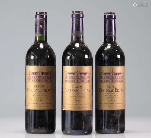 Lot of 11 Chateau CANTENAC BROWN (Margaux) 1990