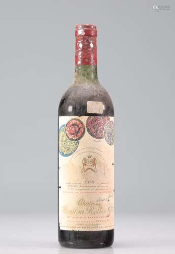 Chateau MOUTON ROTHSCHILD (Pauillac) 1978