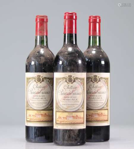 Lot of 10 Chateau RAUZAN GASSIES (Margaux) 1986