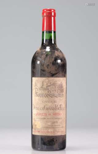 Chateau DUTRUCH GRAND POUJEAUX (Moulis) 1975