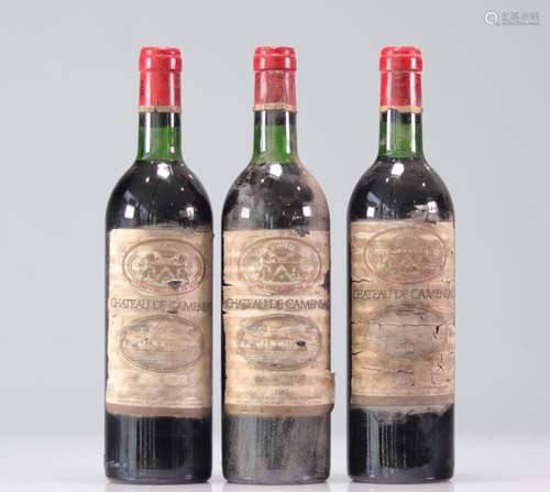 Lot of 3 Chateau CAMENSAC (Medoc) 1981