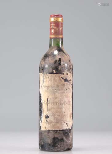 Chateau PONTET CANET (Damaged label) (Pauillac) 1986