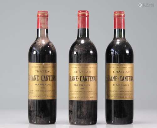 Lot of 12 Chateau BRANE CANTENAC (Margaux) 1986