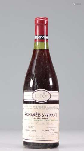 Lot of 13 ROMANEE SAINT VIVANT DOMAINE LEROY (Original case)...