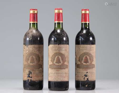 Lot of 7 Chateau ANGELUS (Saint-Emilion) 1983