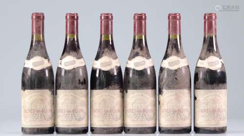 Lot of 6 CHOREY LES BEAUNE DOMAINE EDMOND CORNU 1989