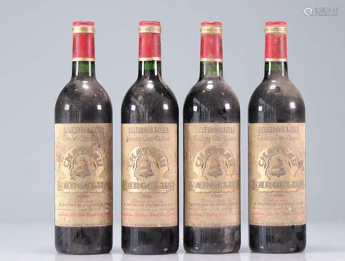 Lot of 9 Chateau ANGELUS (Saint-Emilion) 1986