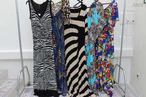 Lot de 5 vêtements comprenant :<br />
-robe zébrée, Elana Ka...