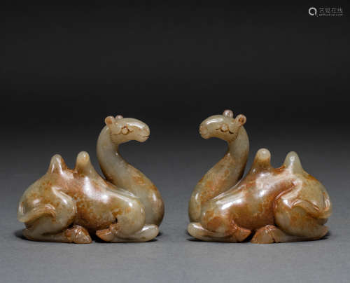 Chinese Han Dynasty Hetian jade camel