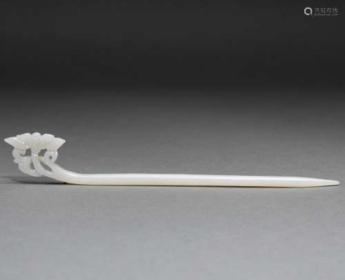 Jade hairpins from Hetian, Qing Dynasty, China