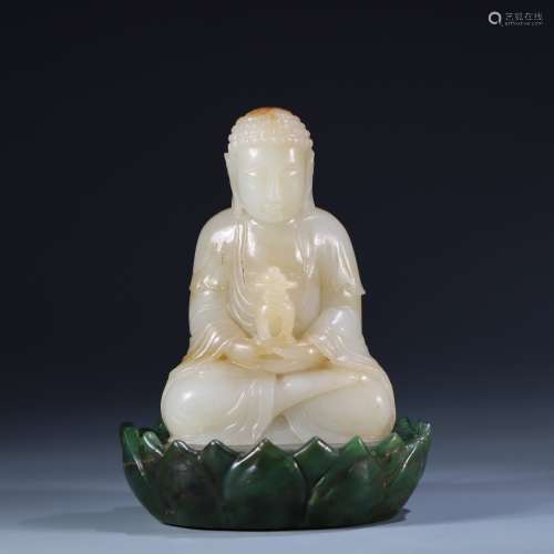 Hetian Jade Buddha ornaments of Ming Dynasty in China