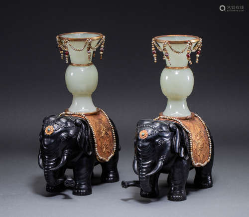 Hetian Jade elephant of Liao Dynasty, China