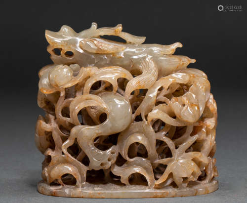 Hetian Jade stove roof of Song Dynasty of China