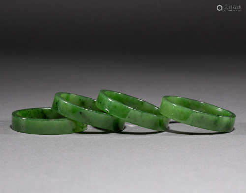 Chinese Jade cassock ring of qing Dynasty