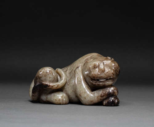 Hetian Jade Tiger in Song Dynasty of China