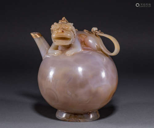 Chinese Agate pot of liao Dynasty