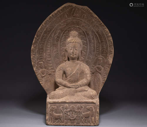 Stone Buddha statue of Song Dynasty in China