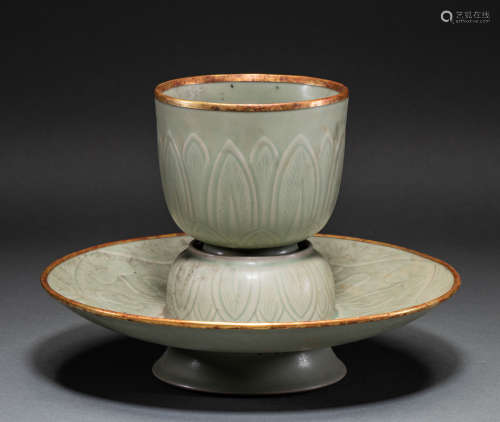 A cup holder from yue Kiln in Song Dynasty of China