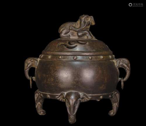 Chinese smoked stove in Qing Dynasty
