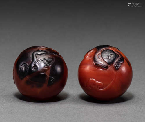 Agate beads in ancient China