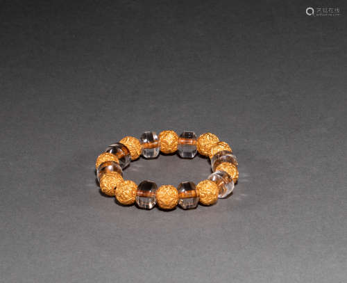 Chinese Tang Dynasty crystal bracelet