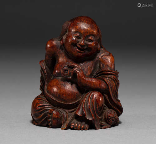 Chinese bamboo carving figures of qing Dynasty