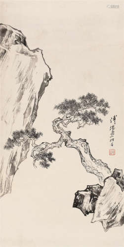 1896～1963 溥儒 松风图 纸本 立轴