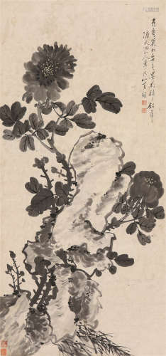 1831～1906 沙馥  洛阳春色 纸本  立轴