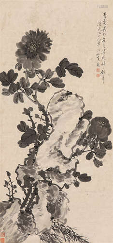 1831～1906 沙馥  洛阳春色 纸本  立轴