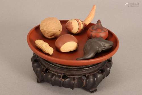Set of Seven Chinese  Authentic Fruits,