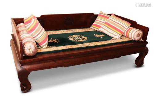 Large Chinese Qing Dynasty Opium Bed,
