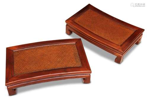 Pair of Chinese Low Foot Stools,