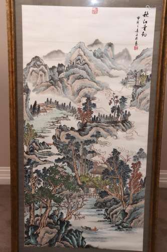 Framed Chinese Artwork,