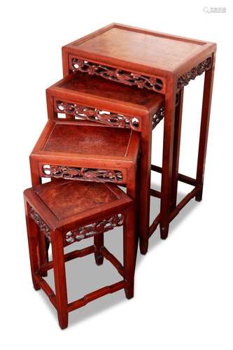 Chinese Nest of Four Tables,