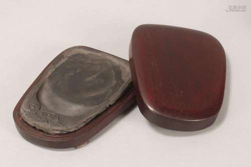 Chinese Inkstone and Box,