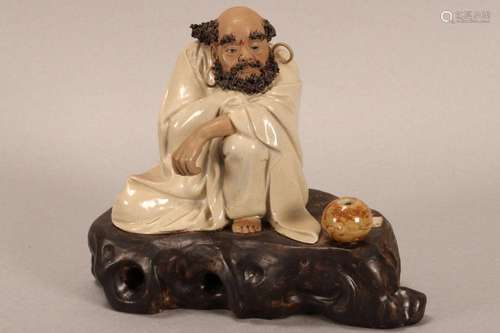 Good Chinese Shiwan Figure,