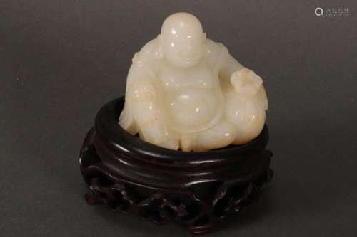 Chinese Jade Laughing Buddha,