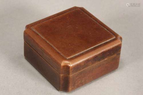 Good Heavy Chinese Bronze Paste Box and Cover,