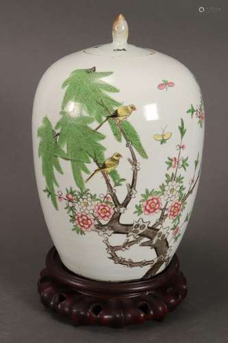 Chinese Porcelain Jar and Cover,