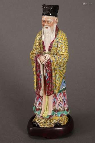 Fine Chinese Qing Dynasty Porcelain Figure,