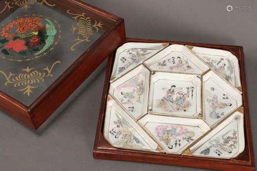 Good Chinese Late Qing Dynasty Porcelain Sectional