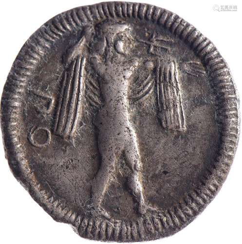 LUCANIE, Posidonia (550-470). Drachme (3.69 g) incuse au Pos...