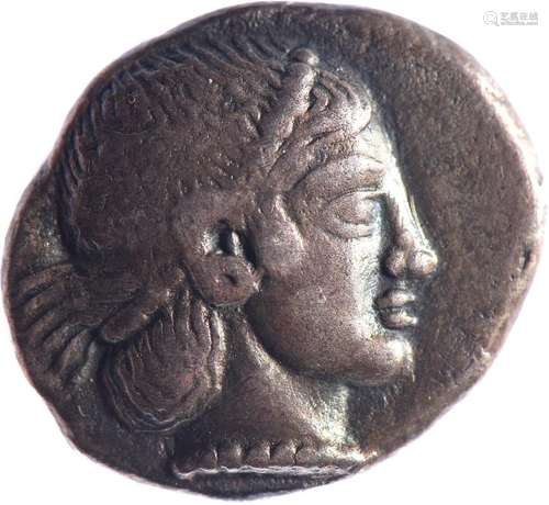 LUCANIE, Vélia (5ème siècle av.). Drachme (3.83 g) de style ...