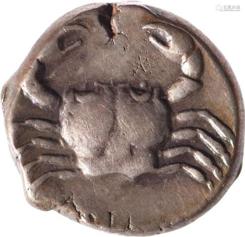 SICILE, Motya (405-397). Tétradrachme (17.12 g) anépigraphe ...