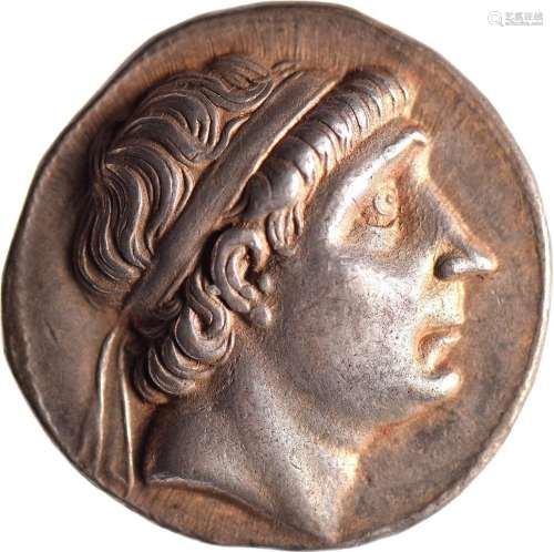 SYRIE, Antiochus I (281-261). Tétradrachme (17.04 g) au bust...