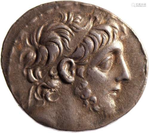 SYRIE, Antiochus IX (116-95). Tétradrachme (16.62 g) au bust...