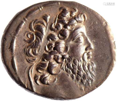 SYRIE, Démétrius II (130-125). Tétradrachme (16.60 g) au bus...