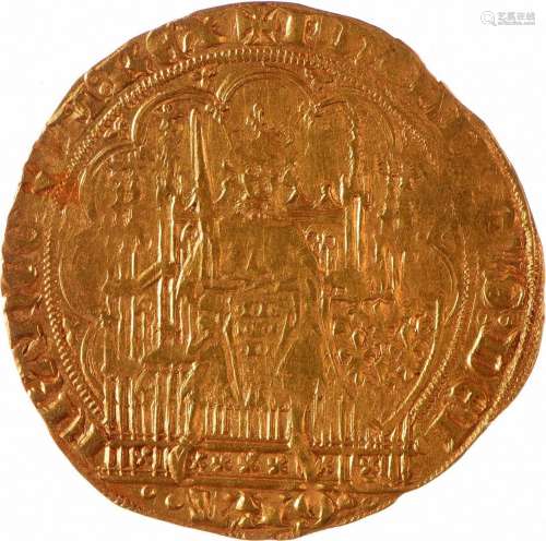 PHILIPPE VI (1328-1350). Ecu à la chaise. Dy 249.TB, a été m...