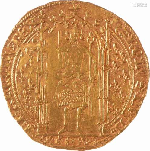 CHARLES V (1364-1380). Franc à pied. Dy 360. TTB