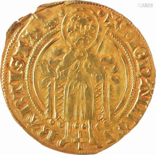 ALLEMAGNE, Jülich Reinold (1402-1423). Florin d’or au Saint ...